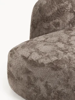 Chaise longue componibile 3 posti in teddy bouclé Wolke