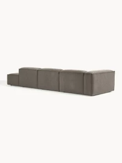 Chaise longue componibile XL in bouclé Lennon