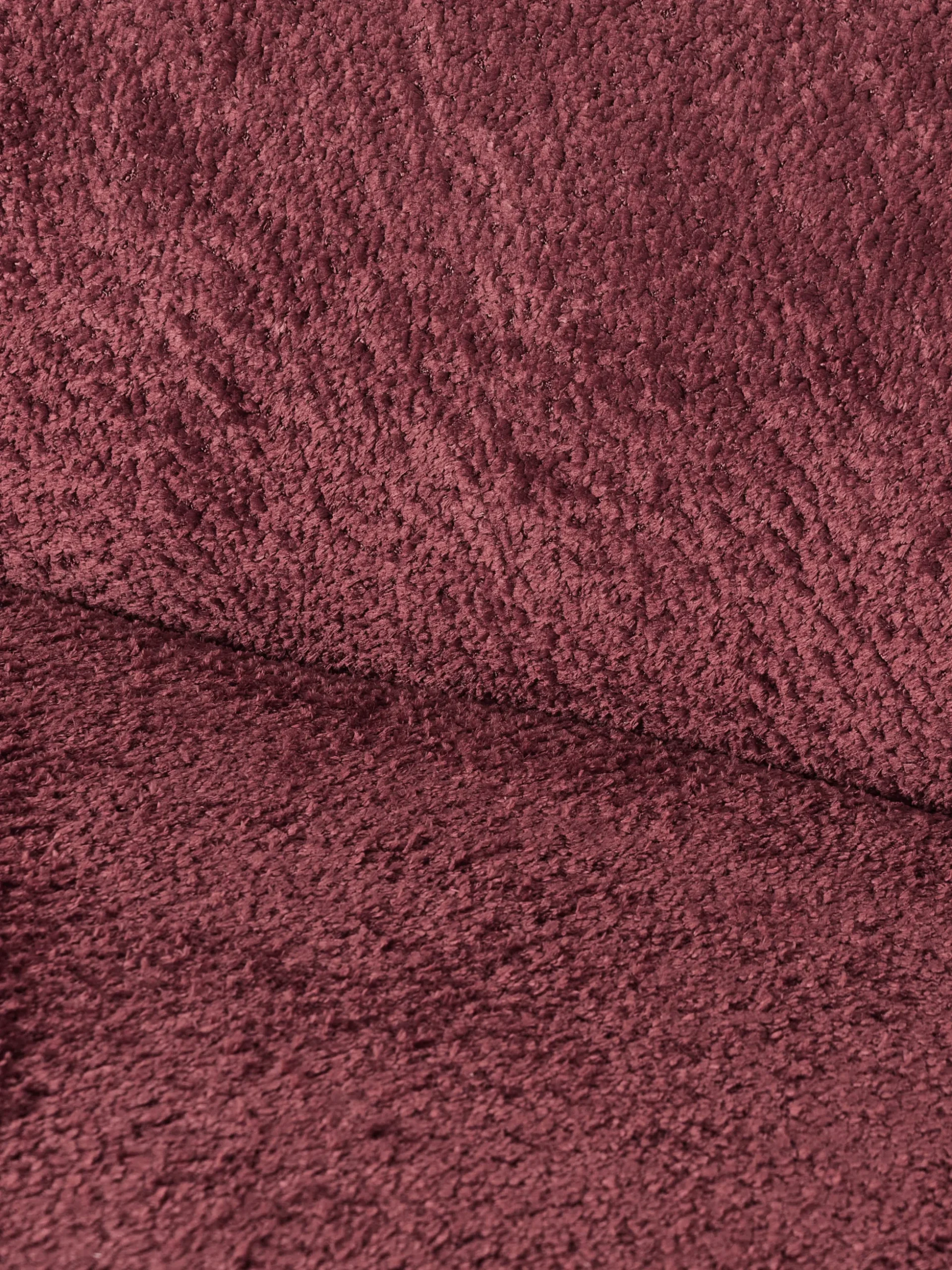 Chaise longue in teddy bouclé Wolke