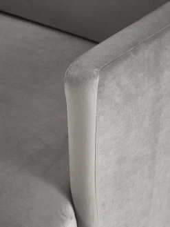 Chaise longue in velluto Fluente