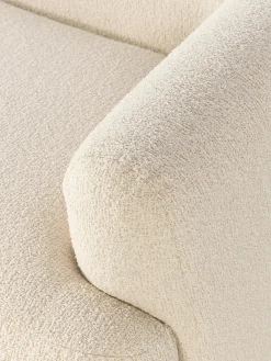 Chaise longue XL componibile in bouclé Sofia