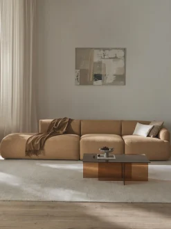 Chaise longue XL componibile in bouclé Sofia