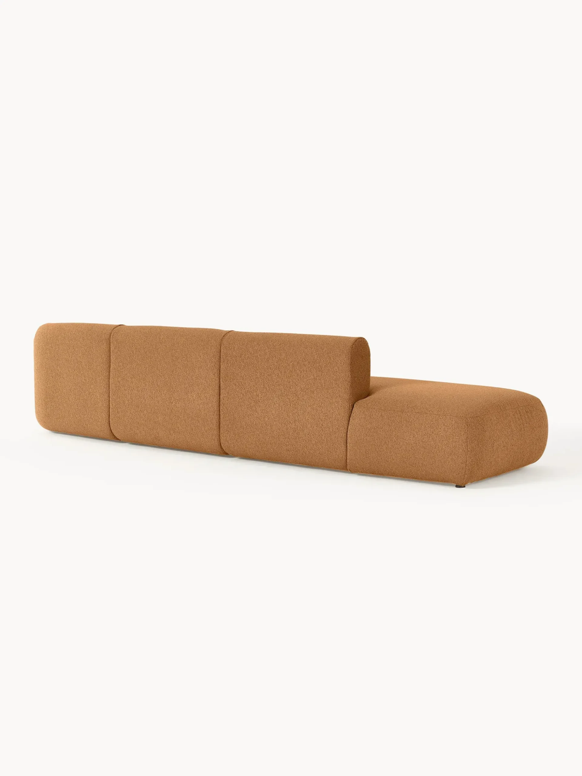 Chaise longue XL componibile in bouclé Sofia