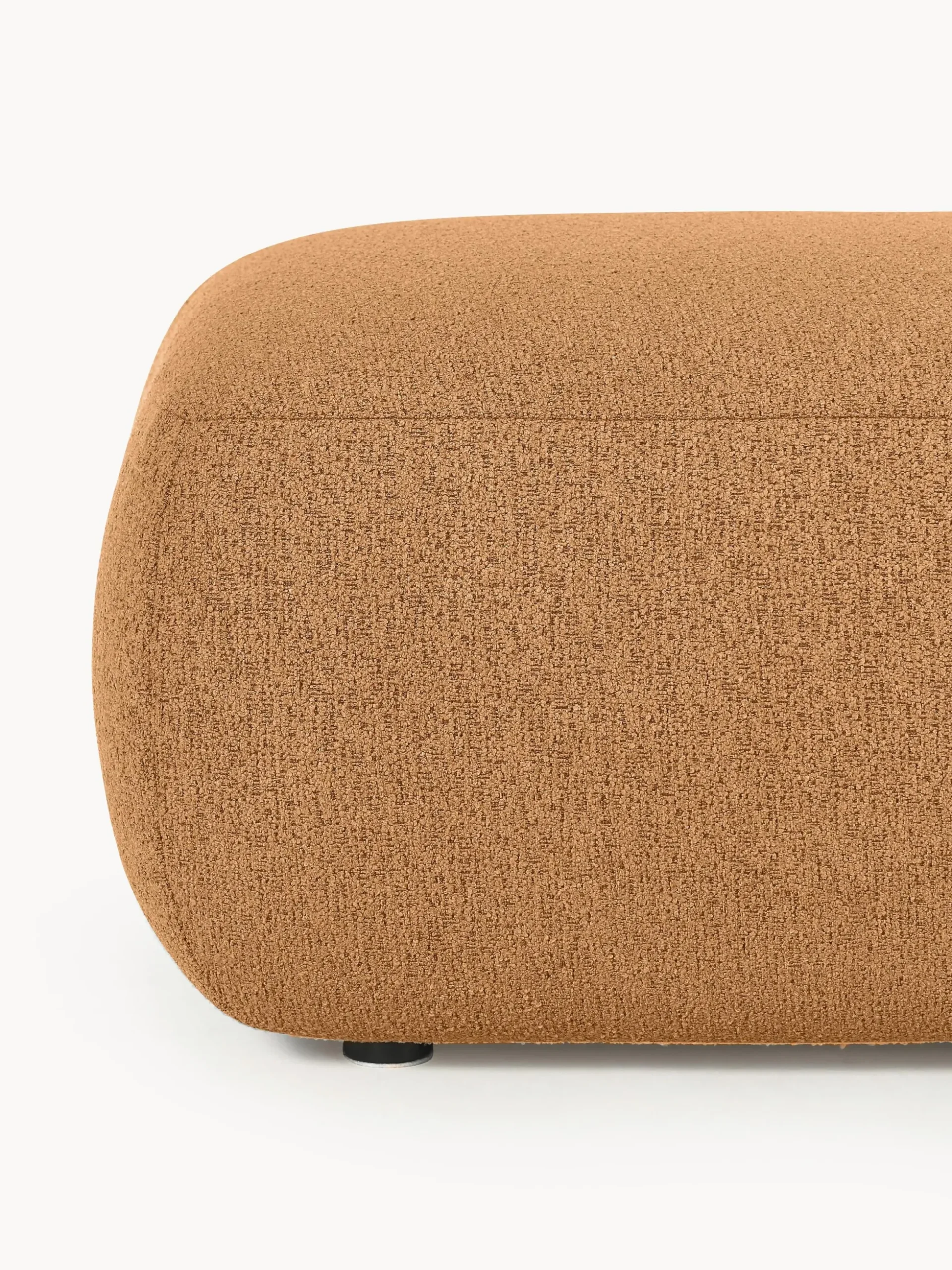 Chaise longue XL componibile in bouclé Sofia