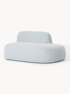 Chaise lounge in bouclé Wolke