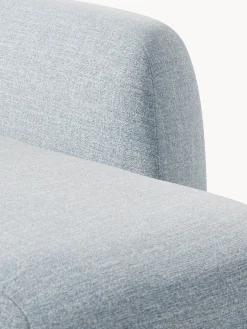 Chaise lounge in bouclé Wolke