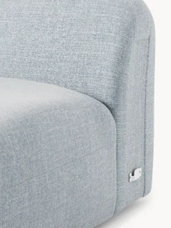 Chaise lounge in bouclé Wolke