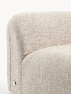 Chaise lounge in bouclé Wolke
