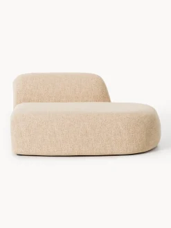 Chaise lounge in bouclé Wolke
