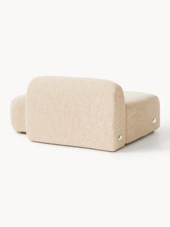 Chaise lounge in bouclé Wolke