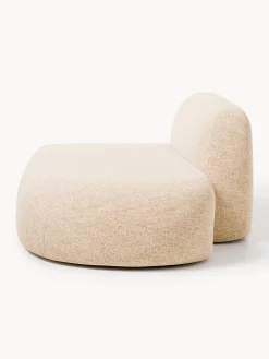 Chaise lounge in bouclé Wolke