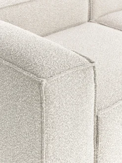 Chaise loungue componibile XL in bouclé Lennon