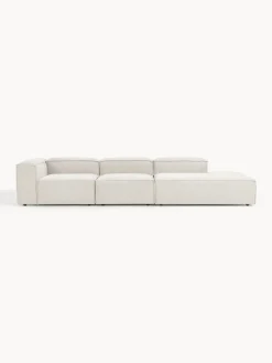 Chaise loungue componibile XL in bouclé Lennon