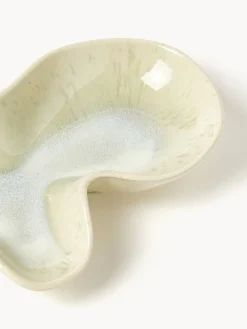 Ciotola da portata in gres fatta a mano Shell