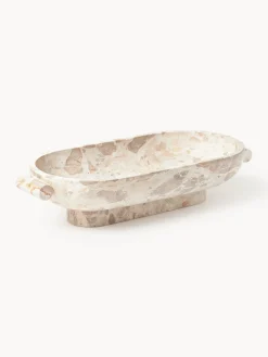 Ciotola decorativa in marmo Fossil, larg. 46 cm