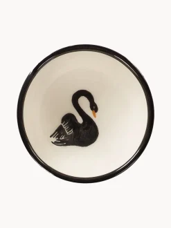 Ciotola per snack dipinta a mano Black Swan