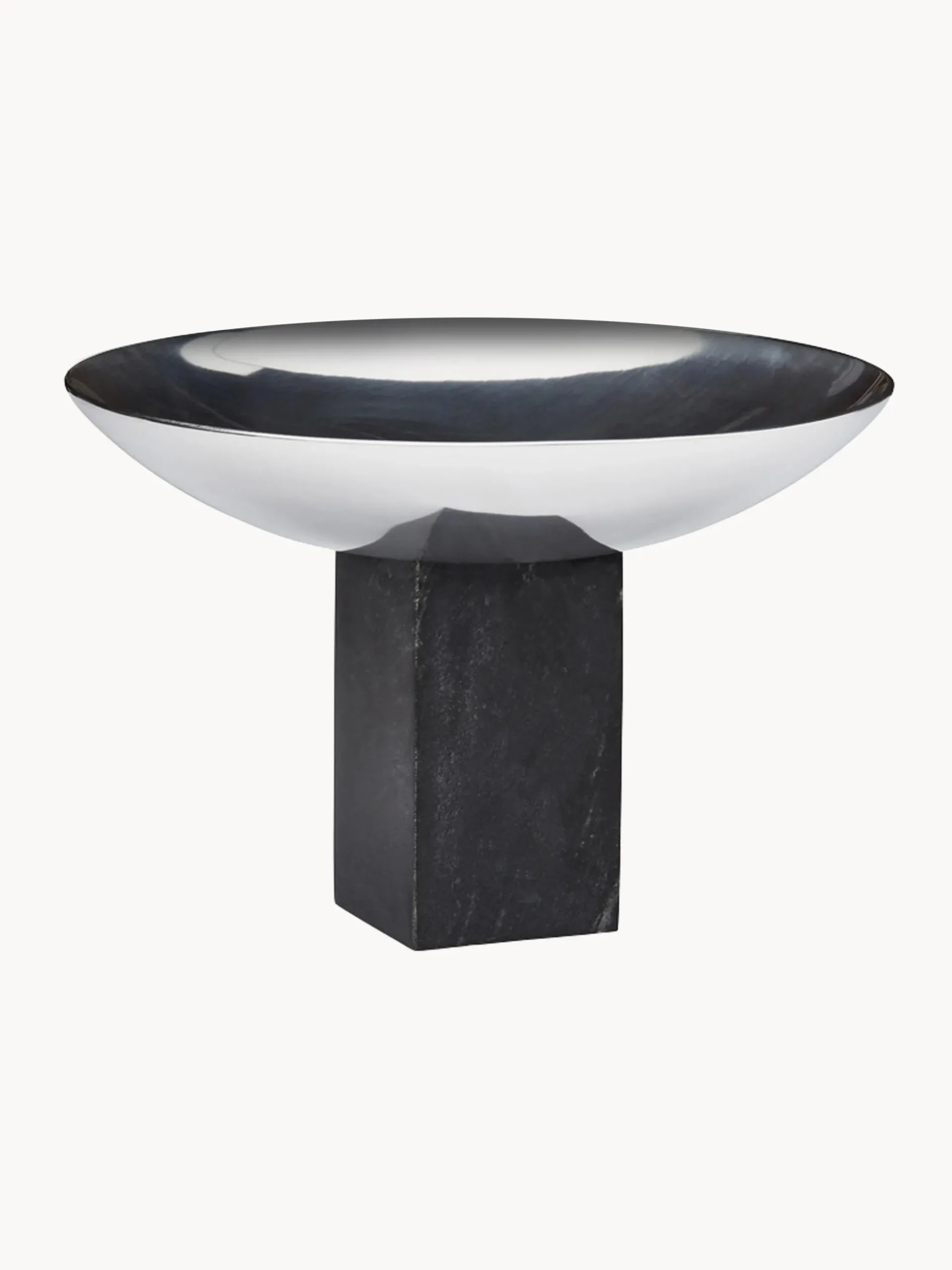Ciotola decorativa con base in marmo Sapoto