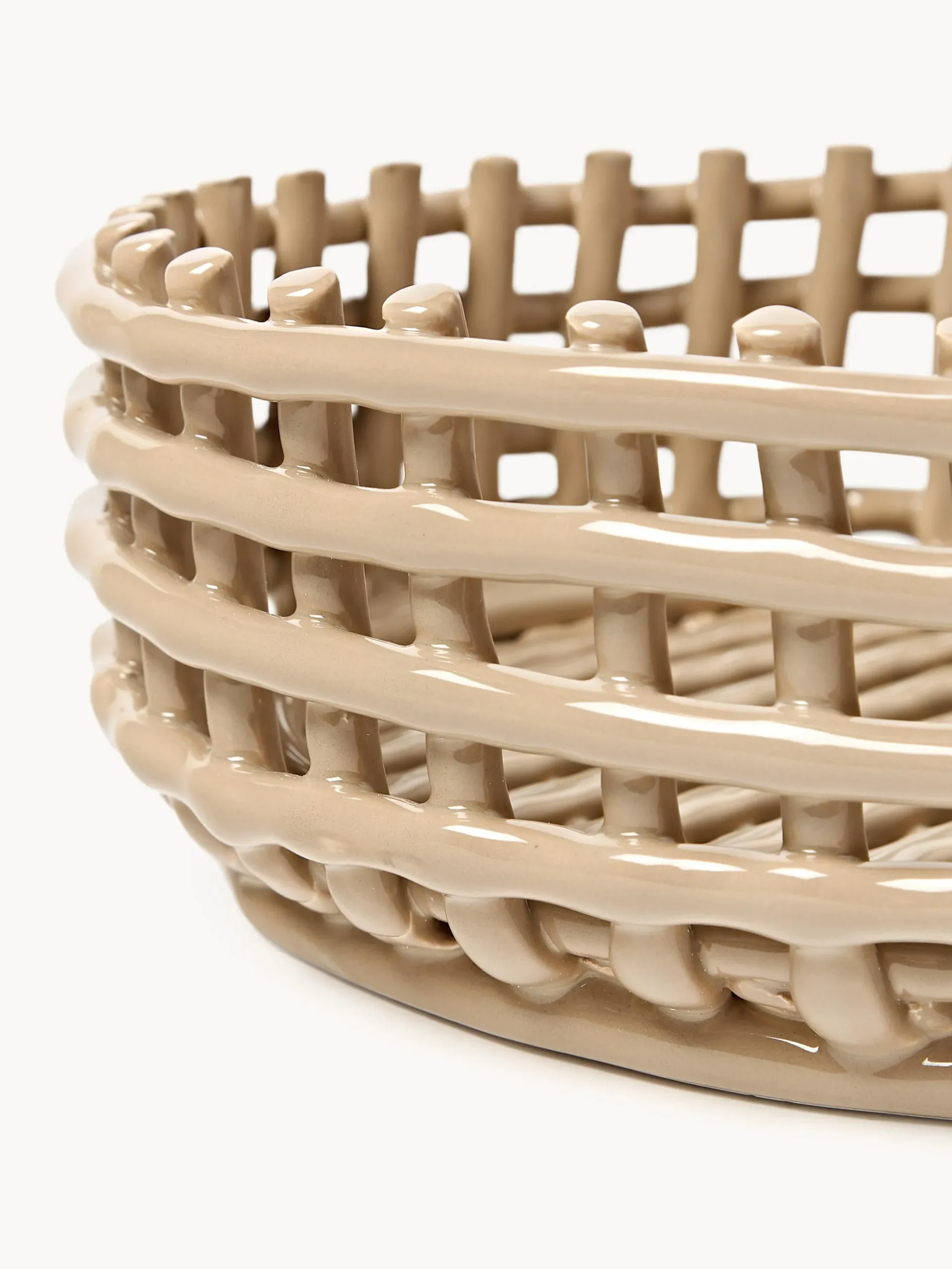 Ciotola decorativa in ceramica fatta a mano Centrepiece