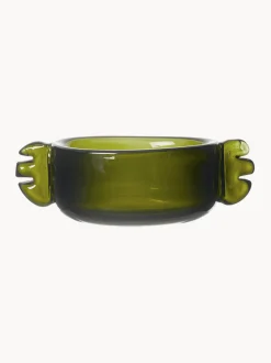 Ciotola decorativa in vetro soffiato Alas, larg. 23 cm