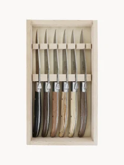 Coltelli fatti a mano con finitura satinata Essentiel 6 pz