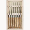 Coltelli fatti a mano con finitura satinata Essentiel 6 pz