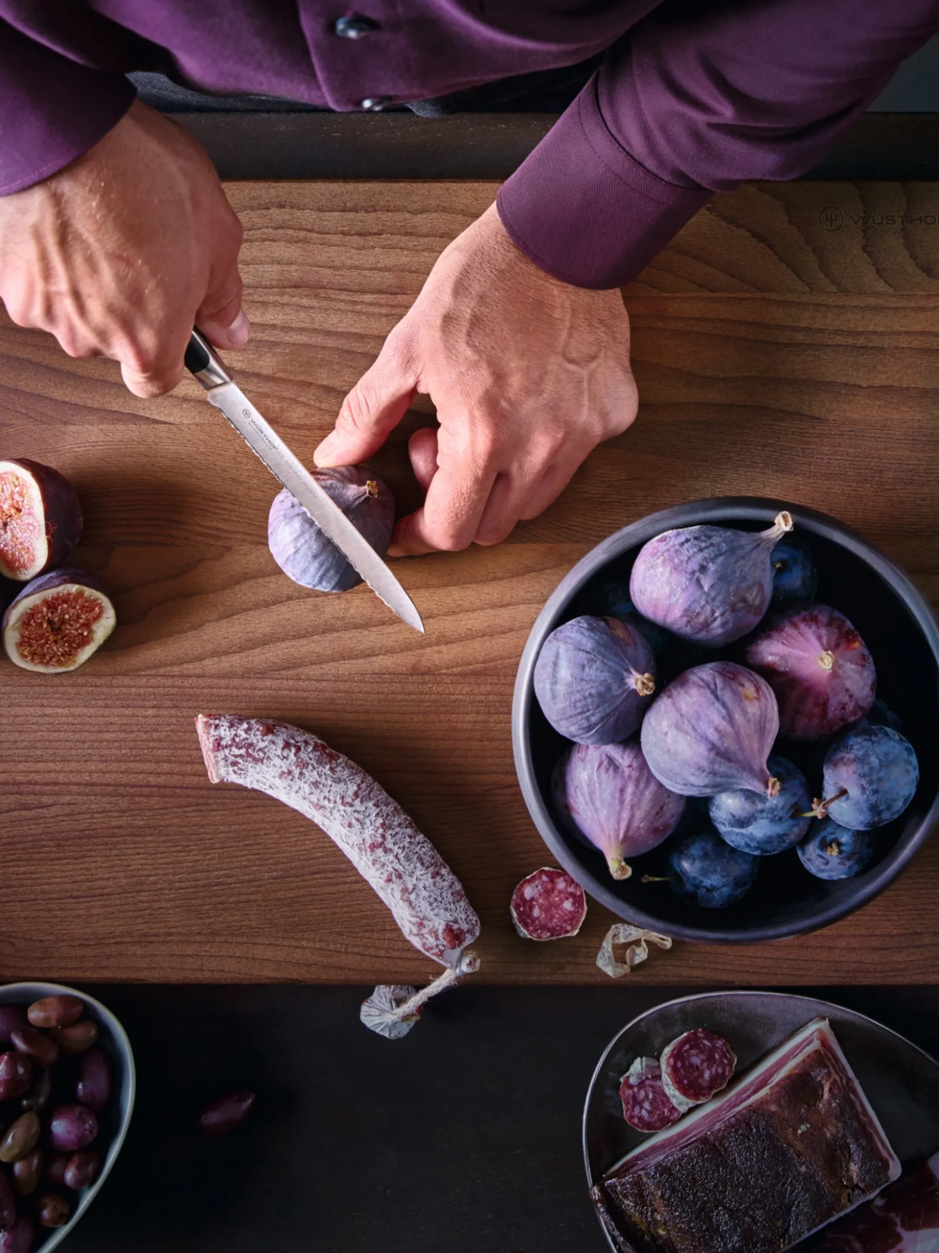 Coltello Santoku in acciaio inossidabile Classic Icon