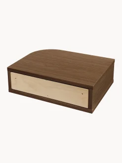 Comodino da parete in legno con cassetto Farsta Tambour