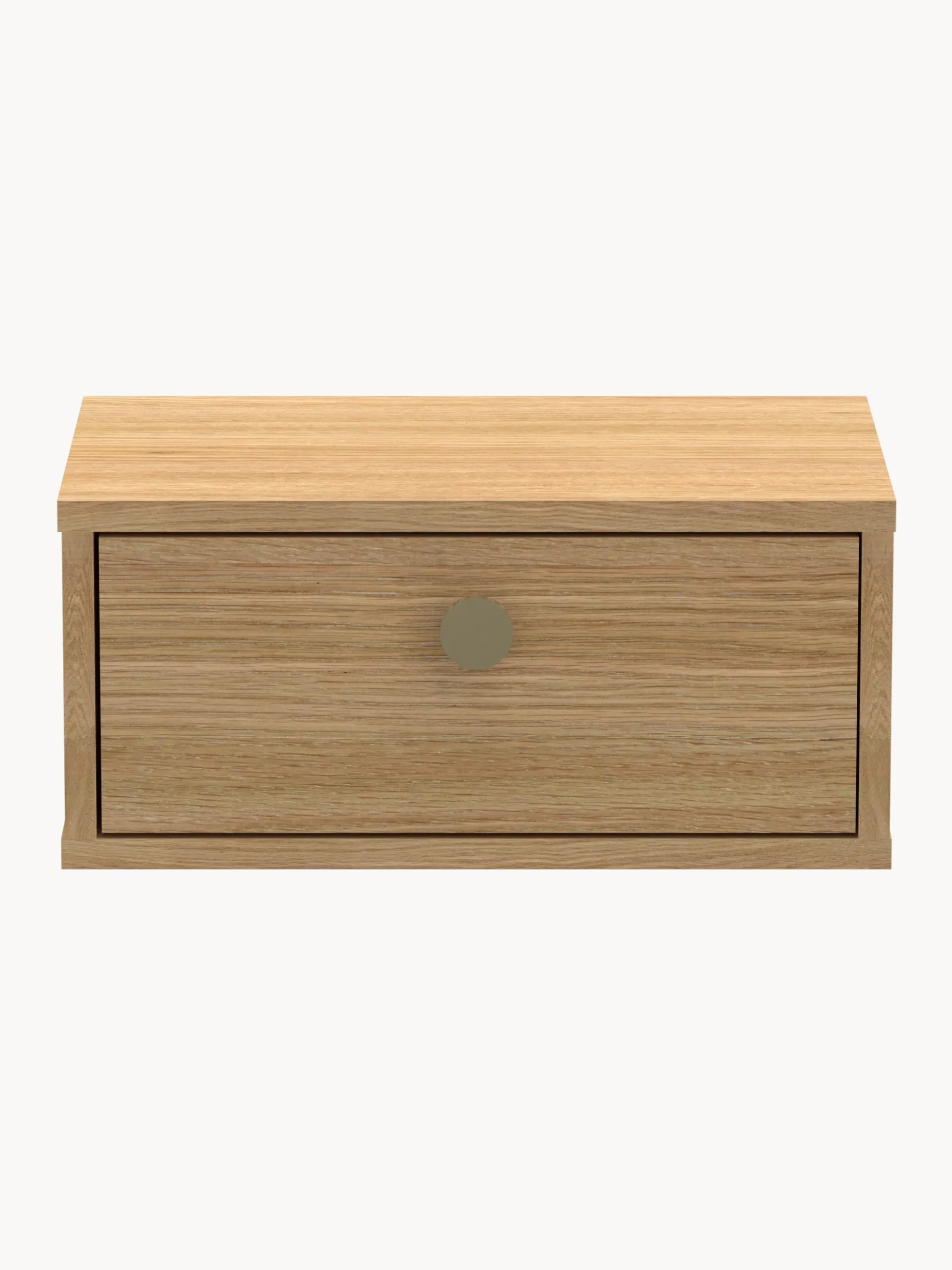 Comodino da parete in legno Monfort