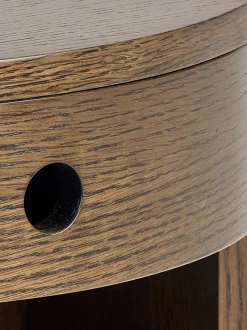 Comodino da parete in legno Paron