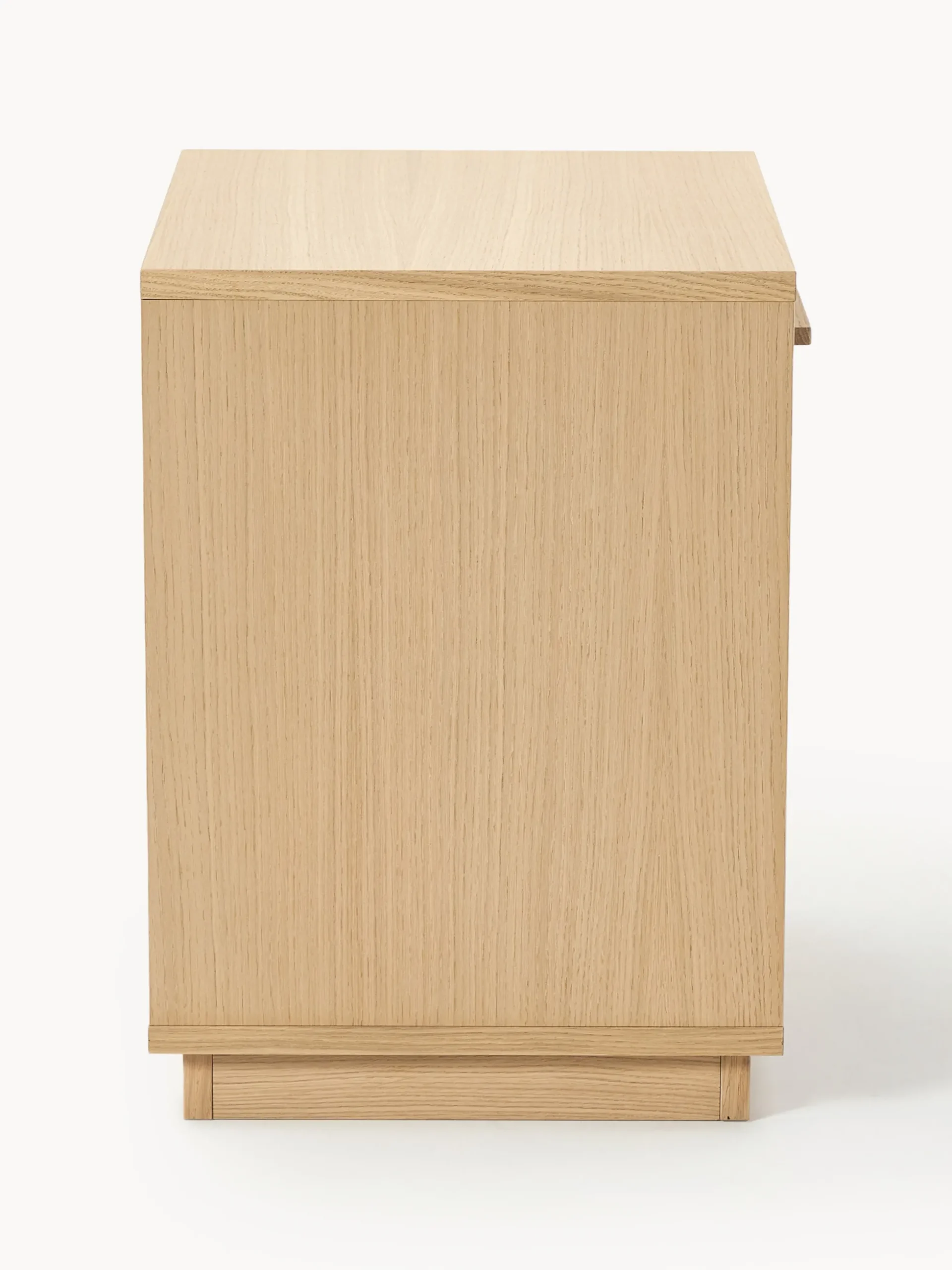 Comodino in legno con frontale imbottito Wisp