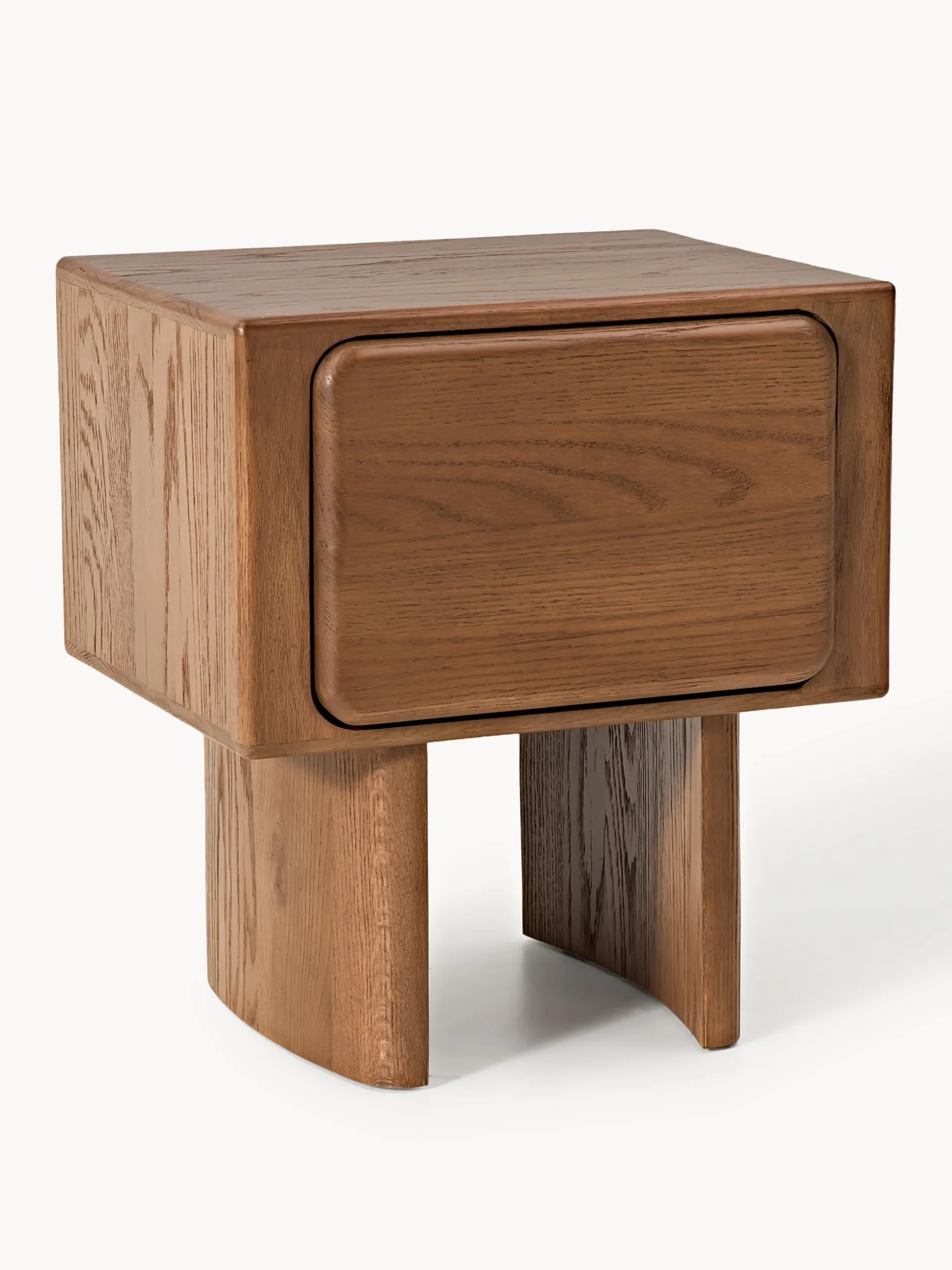 Comodino in legno di quercia Chandler
