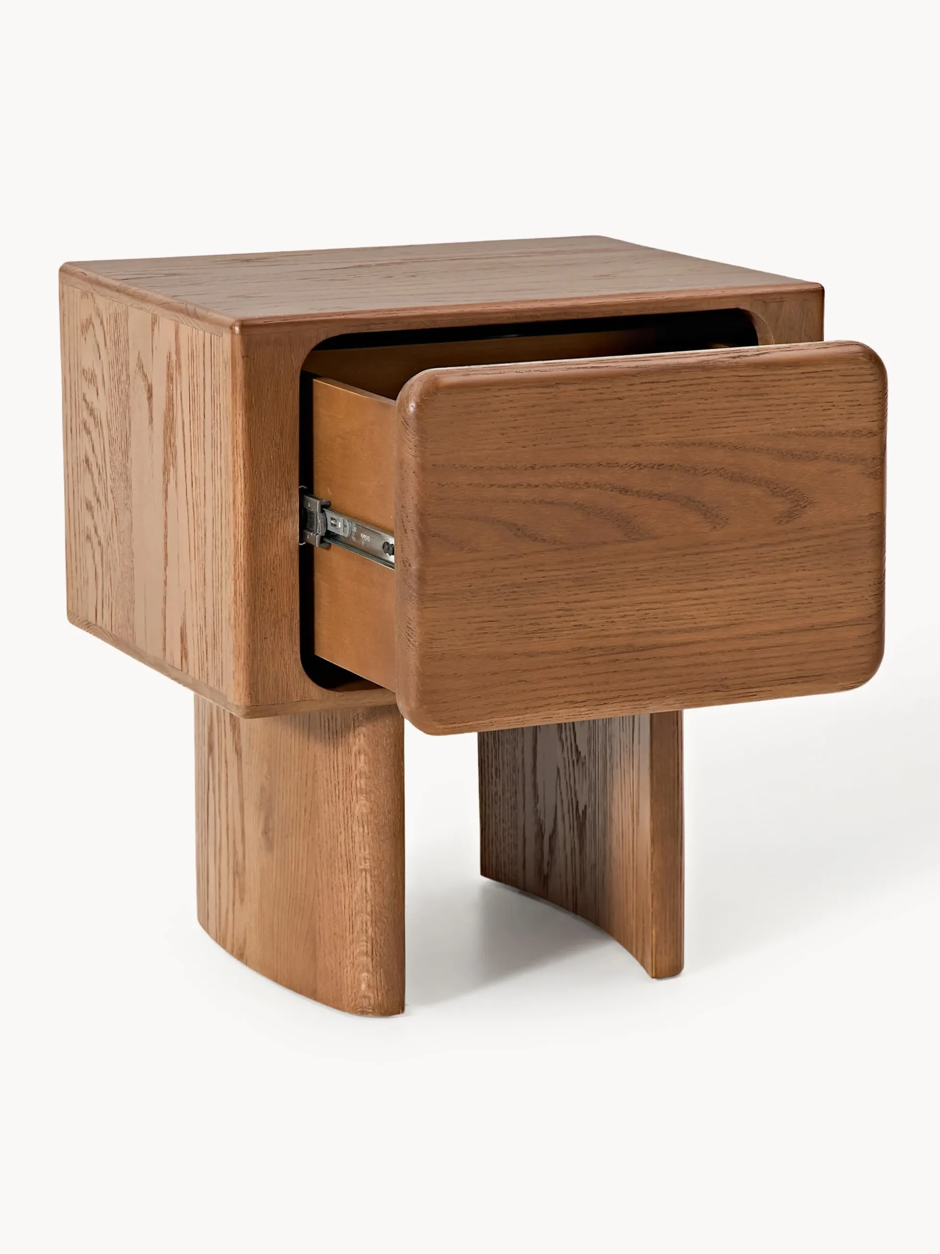 Comodino in legno di quercia Chandler