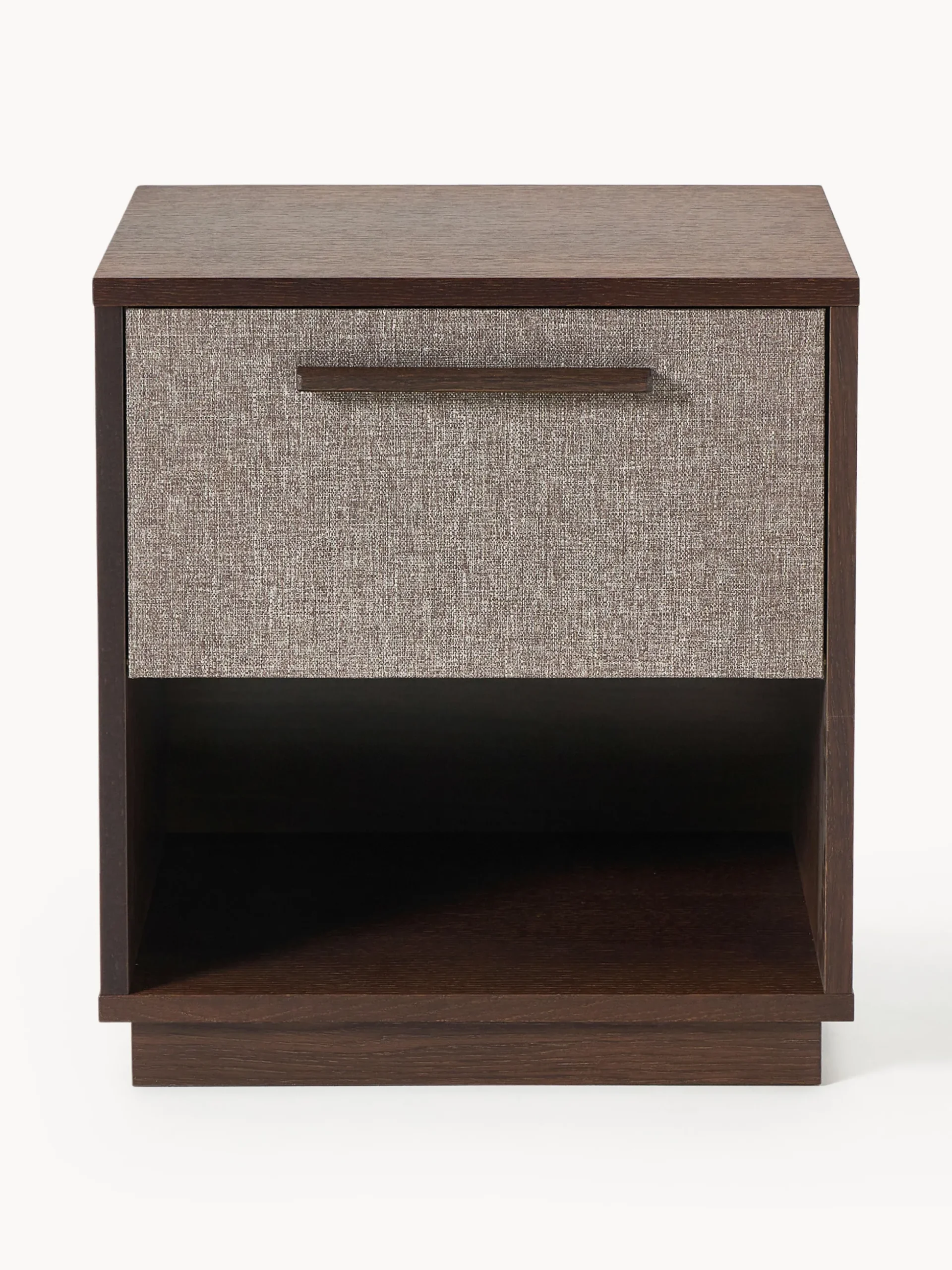 Comodino in legno con frontale imbottito Wisp