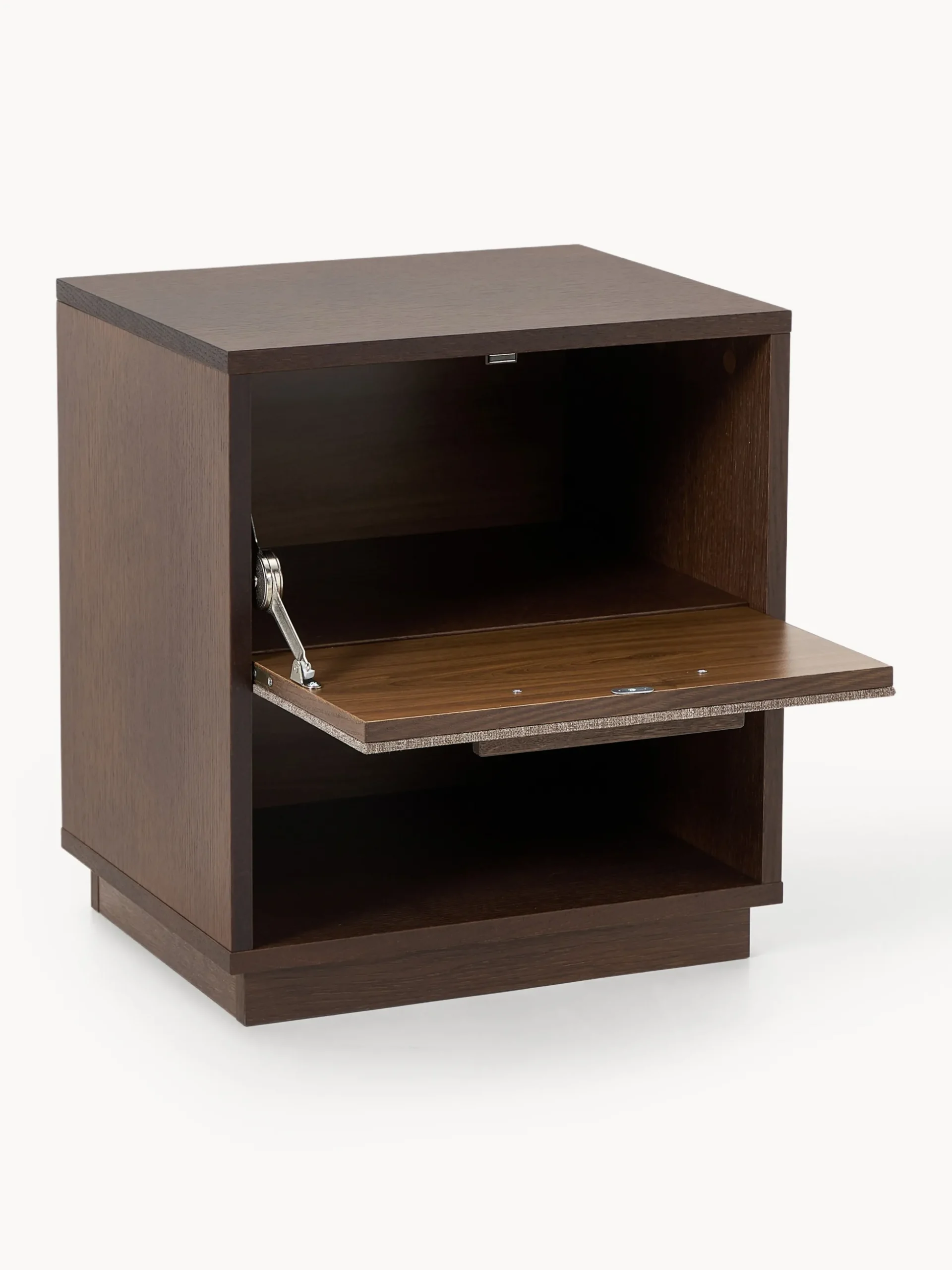 Comodino in legno con frontale imbottito Wisp