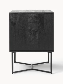Comodino in legno di mango con cassetti Luca