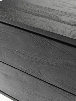 Comodino in legno di mango con cassetti Luca