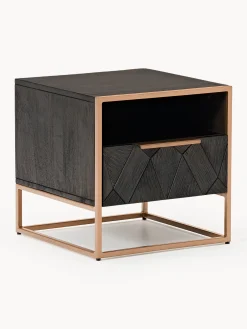 Comodino in legno di mango massiccio Harry