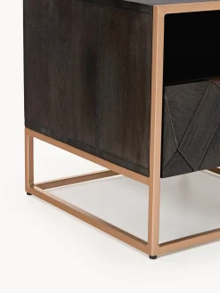 Comodino in legno di mango massiccio Harry