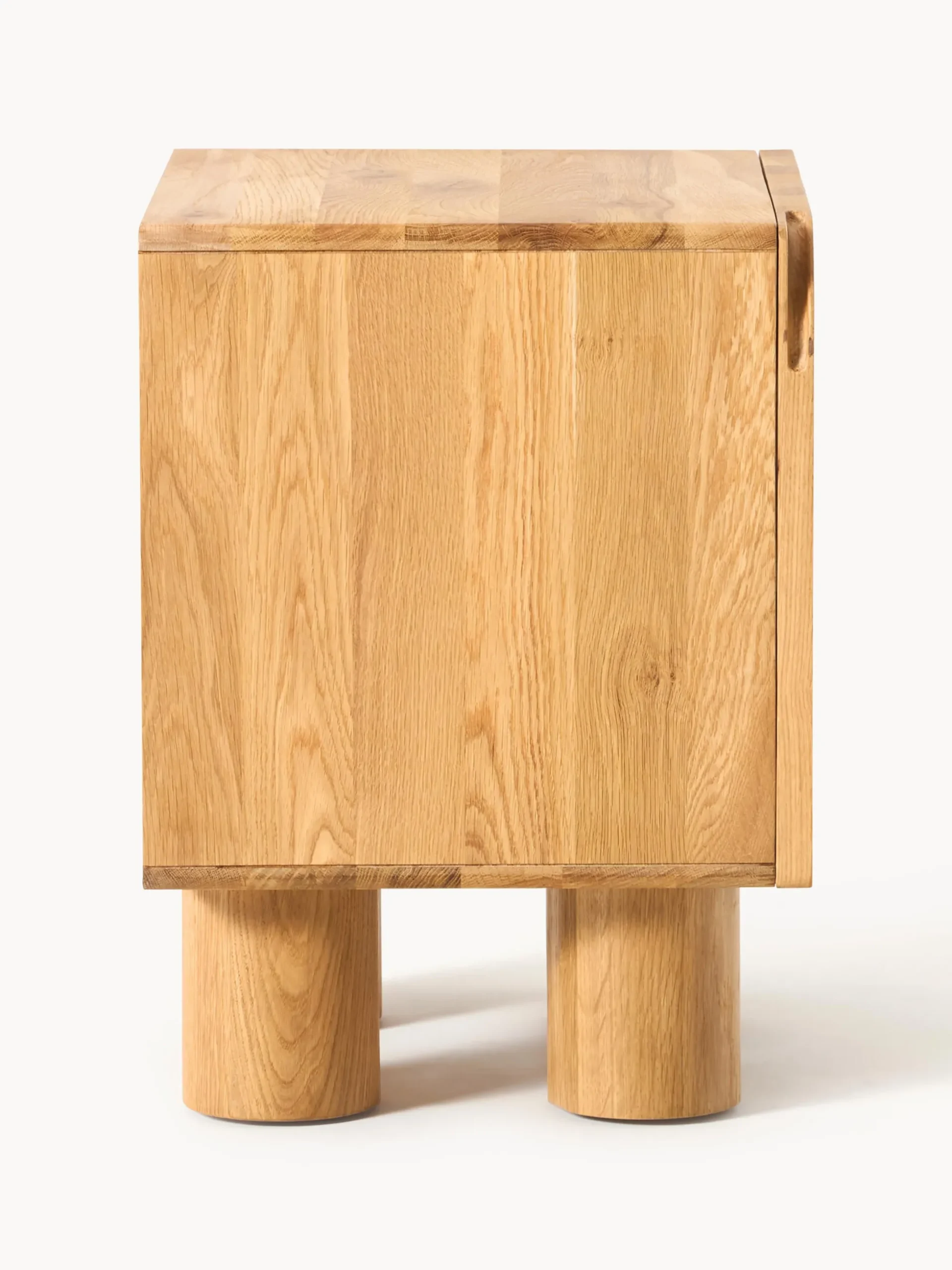 Comodino in legno di quercia Cadi