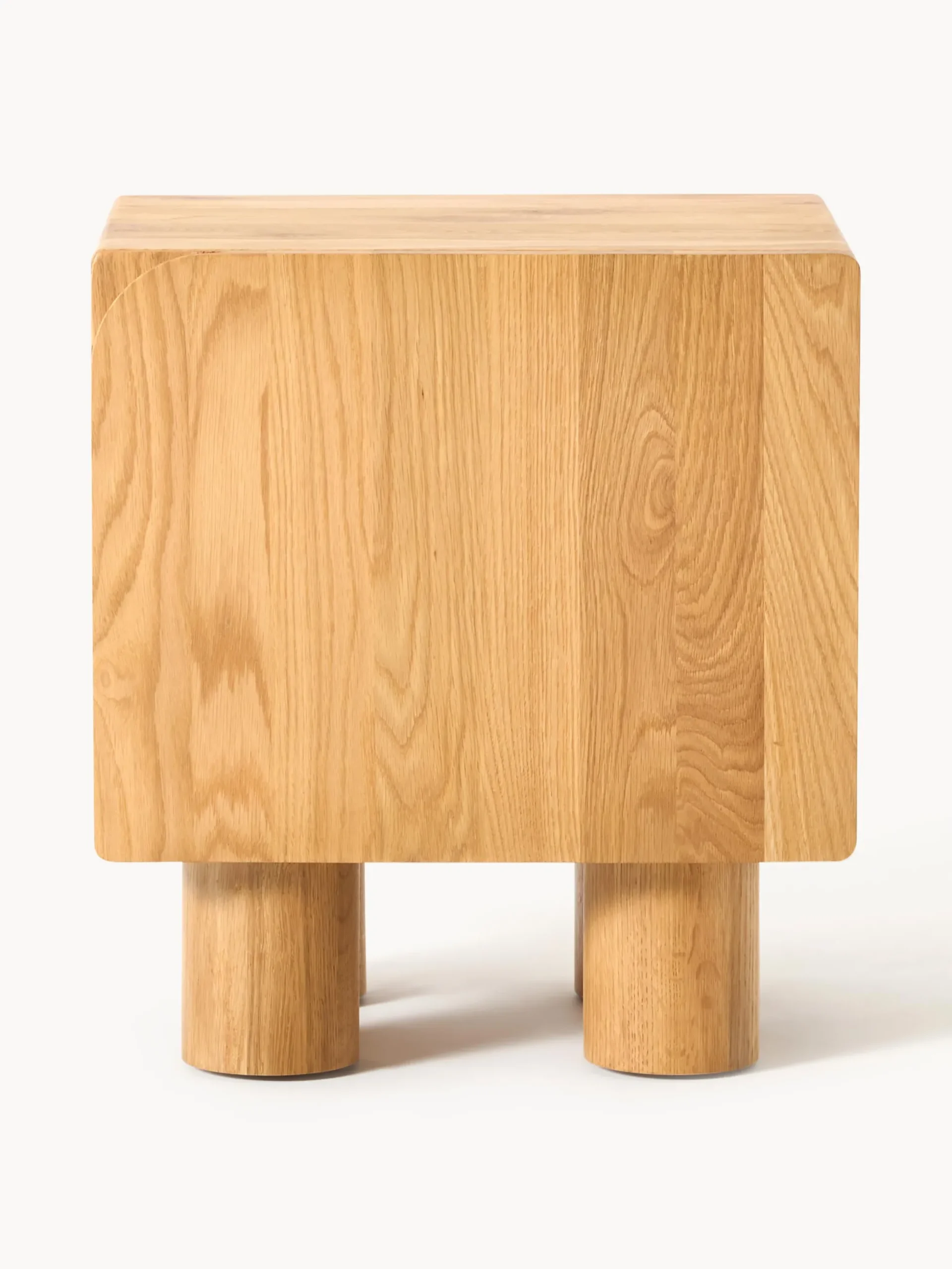 Comodino in legno di quercia Cadi