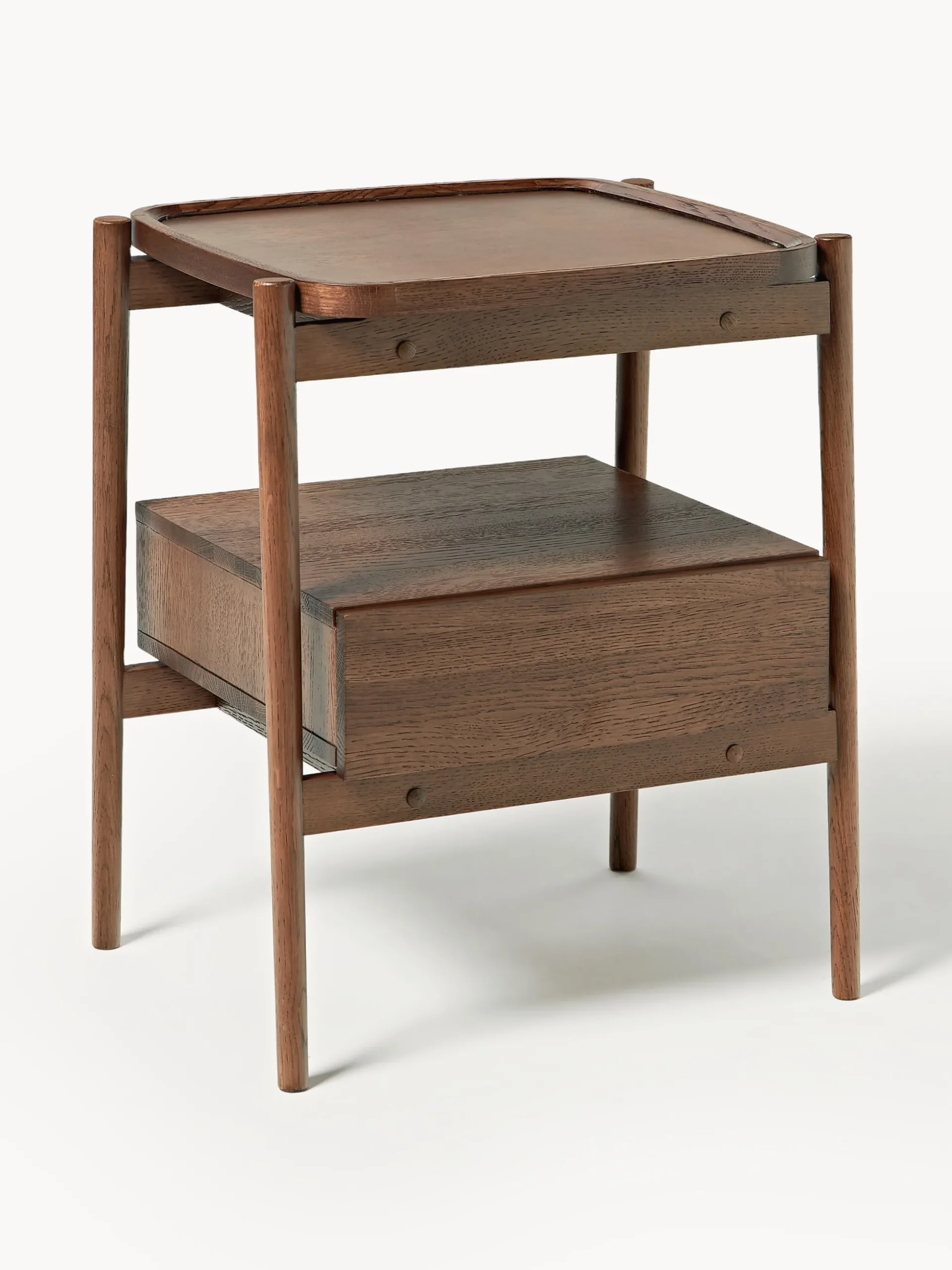 Comodino in legno di quercia Libby