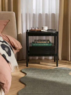 Comodino in legno di quercia Libby