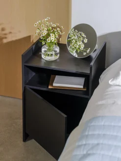Comodino in legno Toopt