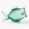Contenitore da cucina di design in vetro Fish