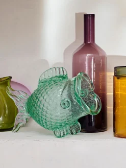 Contenitore da cucina di design in vetro Fish