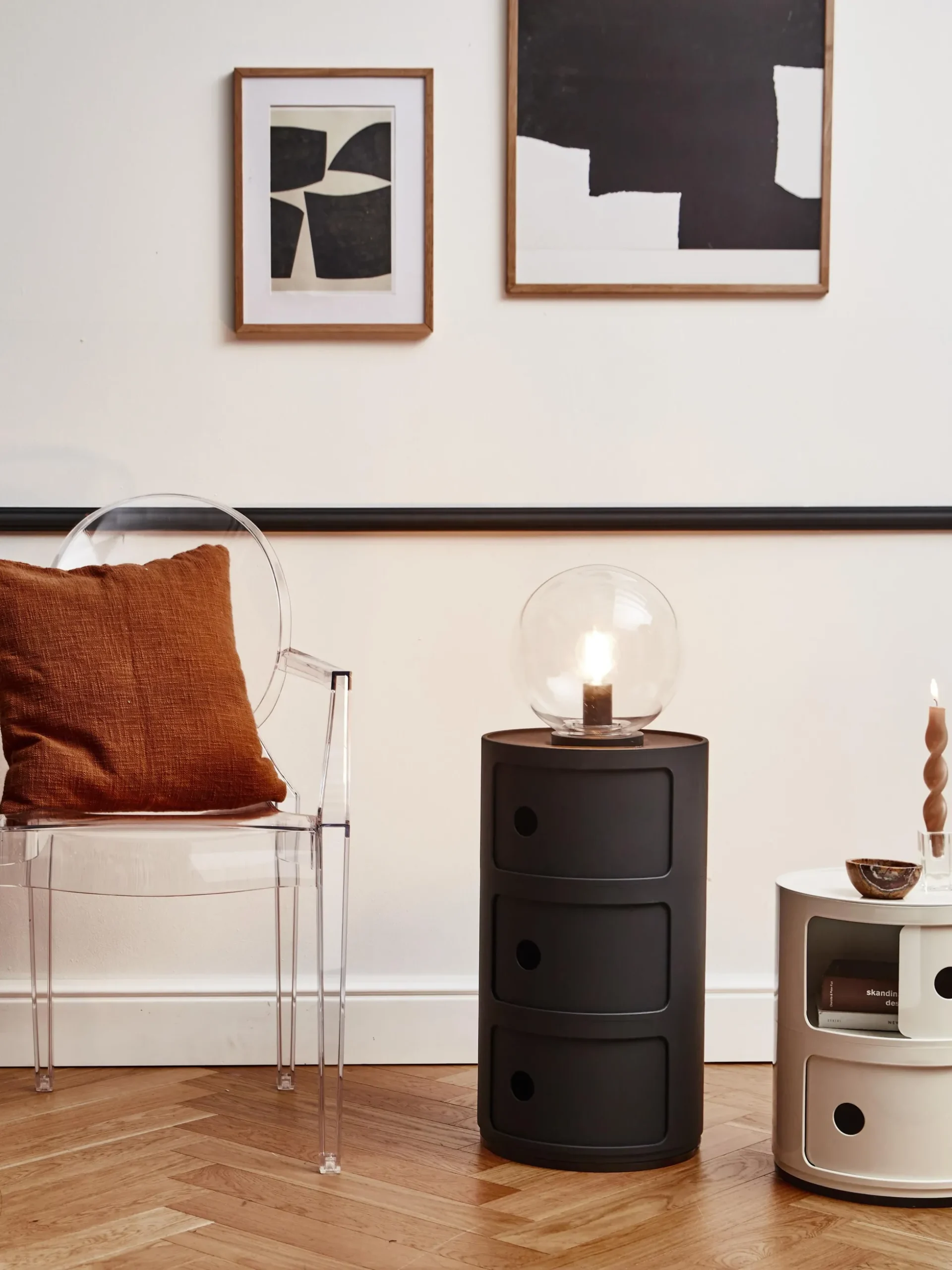 Contenitore di design con 3 cassetti Componibili, alt. 59 cm