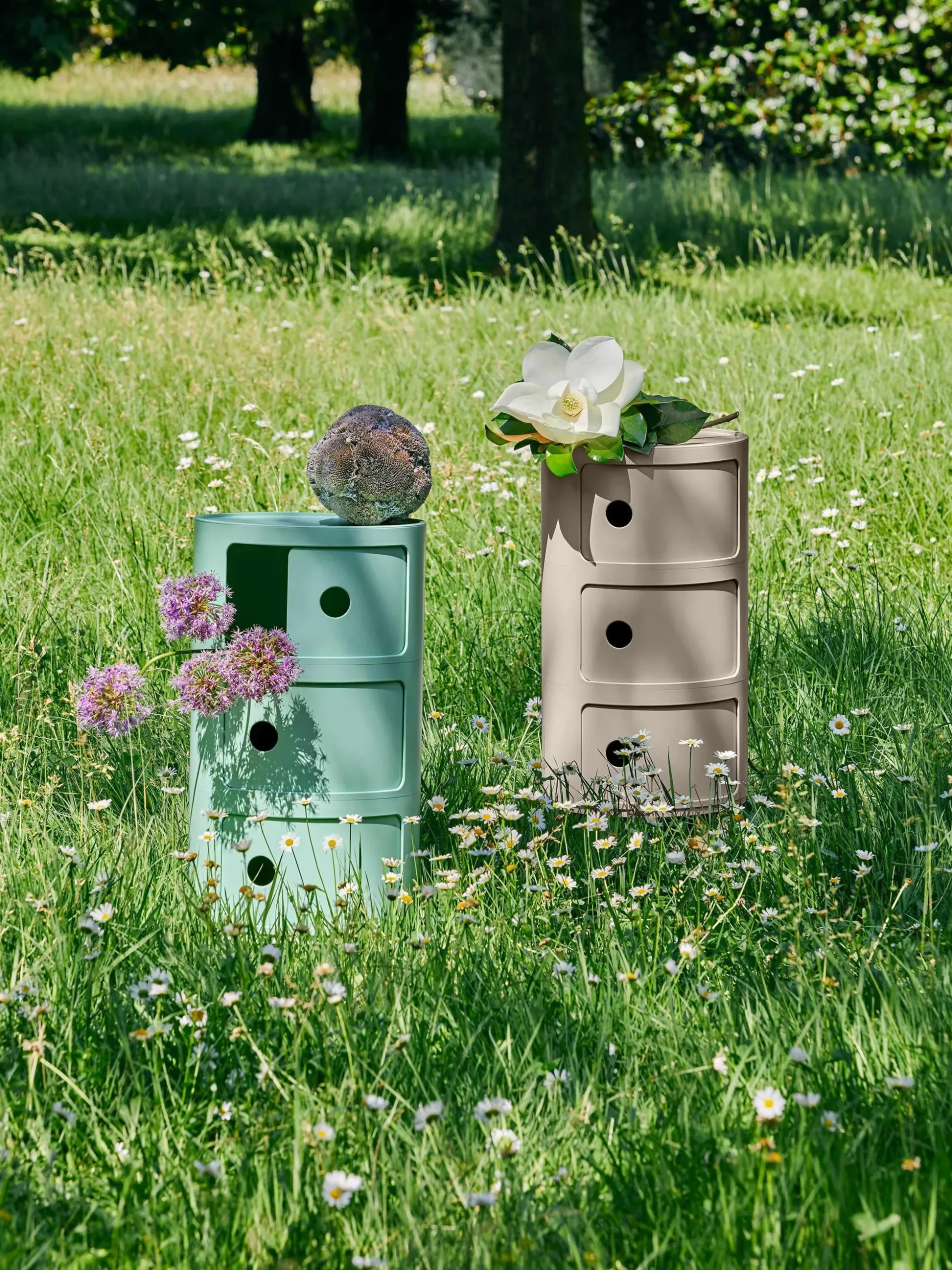 Contenitore di design con 3 cassetti Componibili, alt. 59 cm
