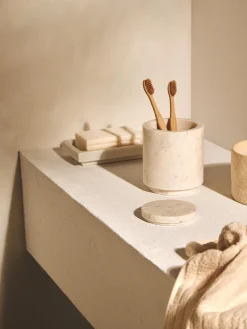 Contenitore in marmo Simba, alt. 12 cm