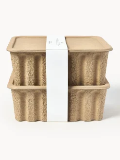 Contenitori in polpa di carta Pulp, prof. 30 cm, 2 pz