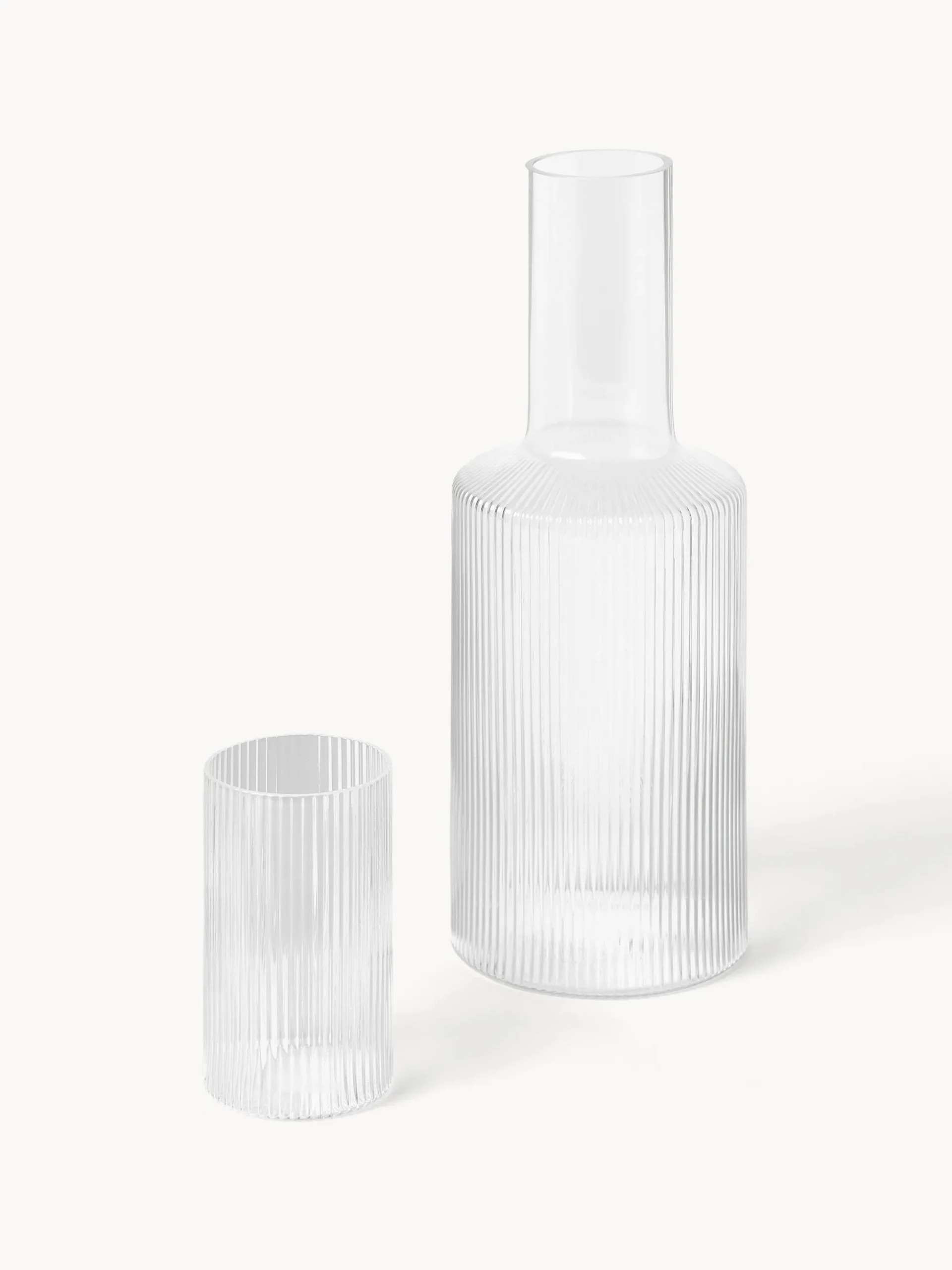 Coperchio in vetro soffiato per caraffa Ripple